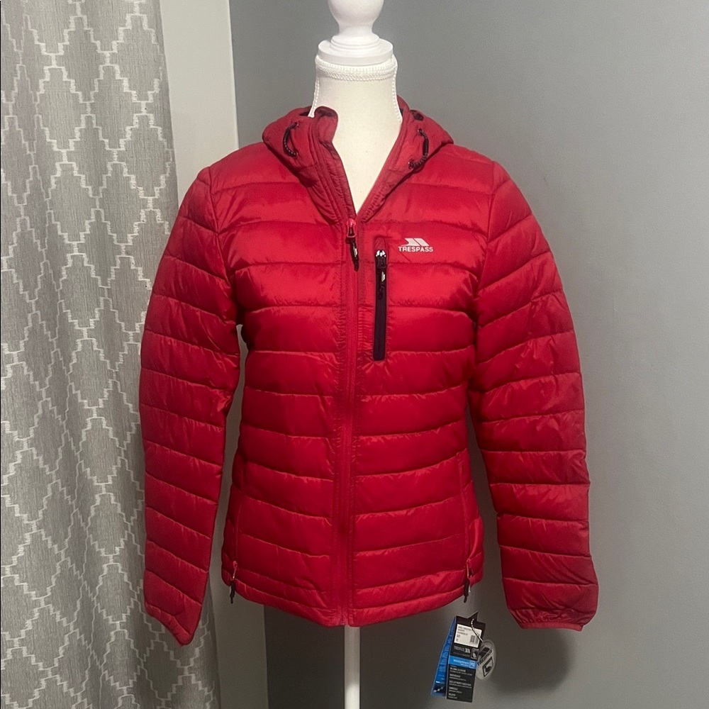 Trespass Vibrant Raspberry Quilted Jacket
